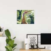 Affiche de dinosaure - Quetzalcoatlus (Bureau à domicile)