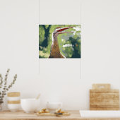 Affiche de dinosaure - Quetzalcoatlus (Cuisine)