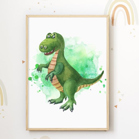 Affiche de dinosaures imprimés pour chambre d'enfa
