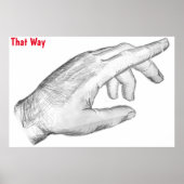 Affiche de direction (Devant)