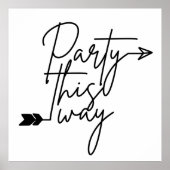 Affiche de direction de la fête (Devant)