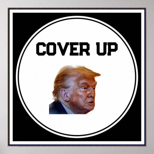 Affiche de dissimulation de Trump (Devant)
