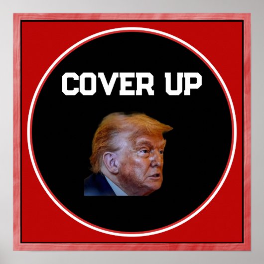 Affiche de dissimulation de Trump (Devant)