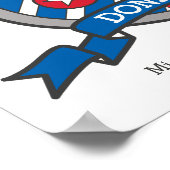 Affiche de Donald garçons D nom sens aigle crête (Coin)