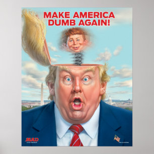 Affiche de Donald Trump "Rendre l'Amérique à la bê