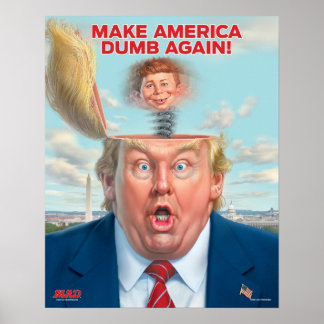 Affiche de Donald Trump "Rendre l'Amérique à la bê