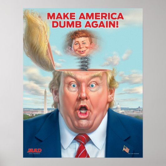 Affiche de Donald Trump "Rendre l'Amérique à la bê (Devant)