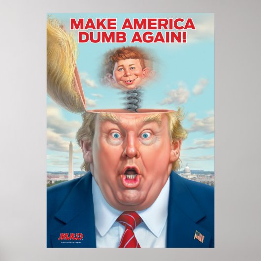 Affiche de Donald Trump "Rendre l'Amérique à la bê (Devant)