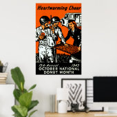 Affiche de Donut 1943 (Bureau à domicile)
