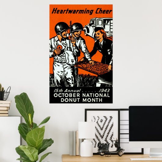 Affiche de Donut 1943 (Bureau à domicile)