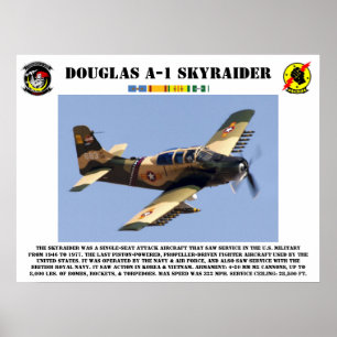 Affiche de Douglas A-1 Skyraider