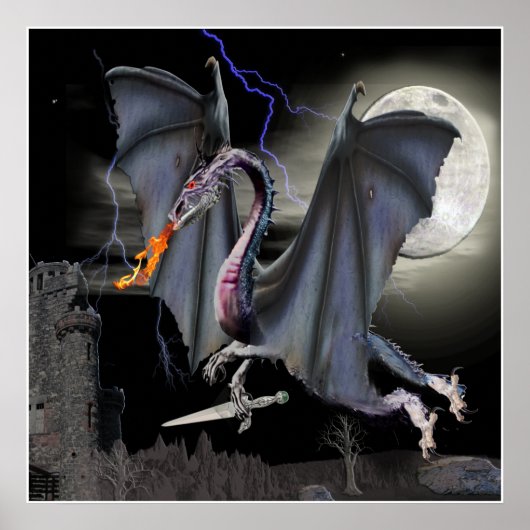 affiche de dragon (Devant)