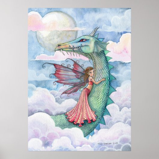 Affiche de dragon fée briseur de nuages (Devant)