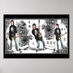 Affiche de dragons et de chansons de Fredi