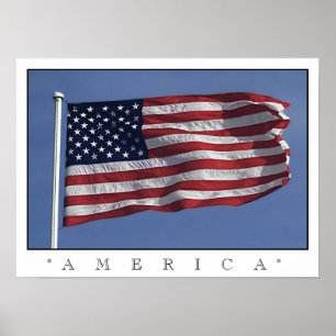 Affiche de drapeau américain