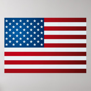 affiche de drapeau américain