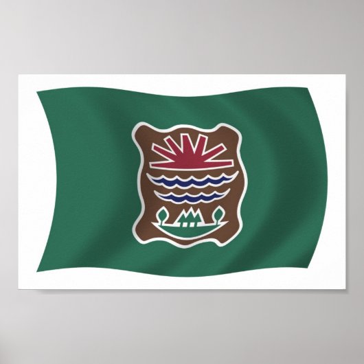 Affiche de drapeau de la tribu Abenaki (Devant)