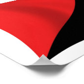 Affiche de drapeau de l'anarcho-syndicalisme (Coin)