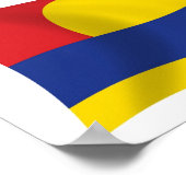 Affiche de drapeau de l'atoll de Palmyra (Coin)