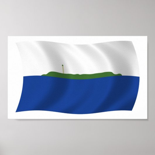 Affiche de drapeau de l'île de Navassa (Devant)