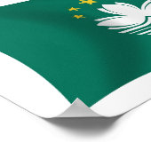 Affiche de drapeau de Macao (Coin)