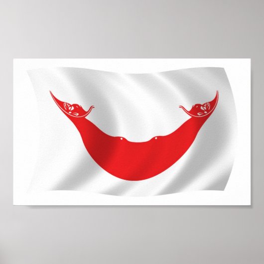 Affiche de drapeau de Rapa Nui (Devant)