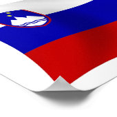 Affiche de drapeau de Slovénie (Coin)