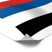 Affiche de drapeau des peuples autochtones de Colo (Coin)