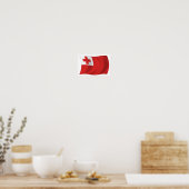 Affiche de drapeau des Tonga (Cuisine)