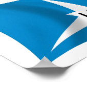 Affiche de drapeau d'Ido à imprimer (Coin)