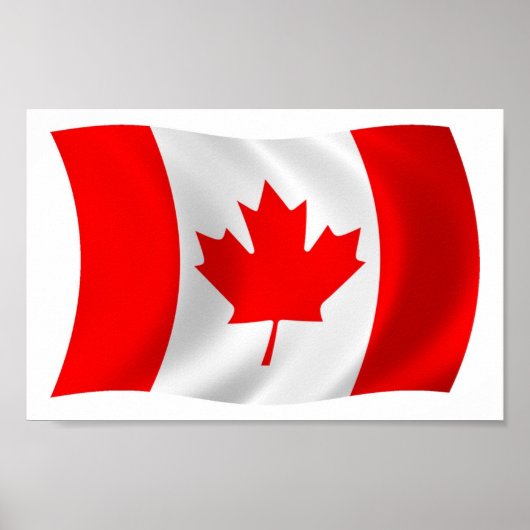 Affiche de drapeau du Canada (Devant)