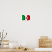 Affiche de drapeau du Mexique (Cuisine)