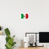 Affiche de drapeau du Mexique (Bureau à domicile)