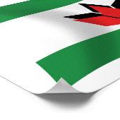 Affiche de drapeau du peuple hongrois (Coin)