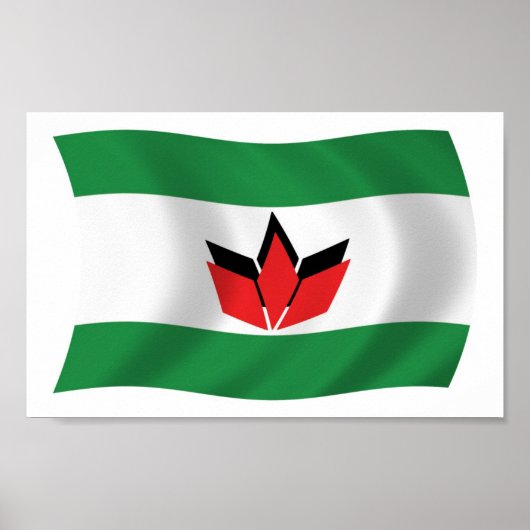 Affiche de drapeau du peuple hongrois (Devant)