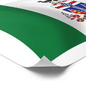 Affiche de drapeau du Yukon (Coin)