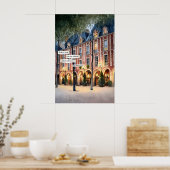 Affiche de façade de bâtiment en arcée Lumières du (Cuisine)