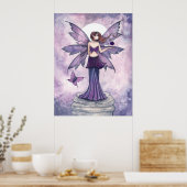 Affiche de fantaisie de fée de sphère violette (Cuisine)