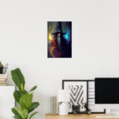 Affiche de fantasy Art du Magicien Sombre | Décora (Bureau à domicile)
