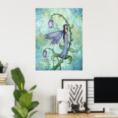 Affiche de fantasy de la fée de la cloche du matin (Bureau à domicile)