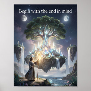 Affiche de fantasy de l'Arbre Enchanté de la Desti