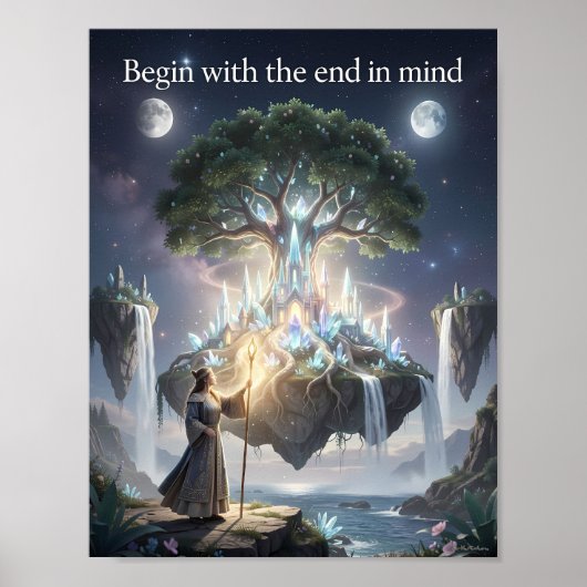 Affiche de fantasy de l'Arbre Enchanté de la Desti (Devant)
