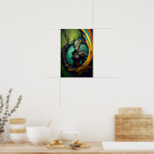 Affiche de fantasy de Ranger Elfe | Art D&D 7 (Cuisine)