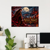 Affiche de fantasy gothique de vampire Prince Velv (Bureau à domicile)