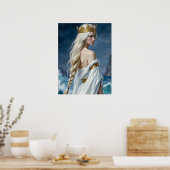Affiche de fantasy Reine Sirène Gothique (Cuisine)