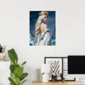 Affiche de fantasy Reine Sirène Gothique (Bureau à domicile)
