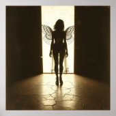 Affiche de fantasy sombre Gothic Wings of Shadowli (Devant)