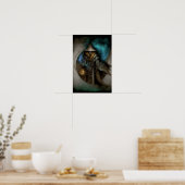Affiche de fantasy Sorcier Sombre | Décor de Magic (Cuisine)