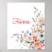 Affiche de faveurs floraux élégants (Devant)