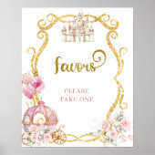 Affiche de Favors de Carrosse Citrouille Rose Prin (Devant)
